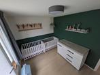 Tweeling babykamer, ledikant 120x60, commode, wandplank, Kinderen en Baby's, Ophalen, Gebruikt, Jongetje of Meisje