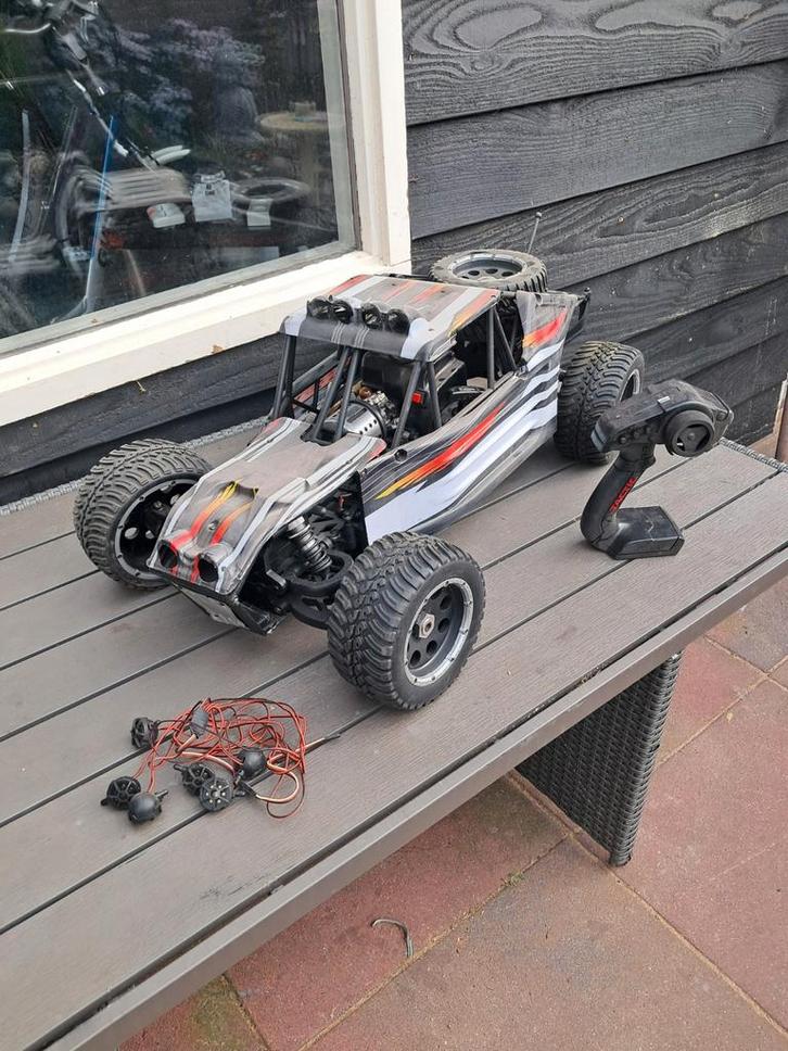 Benzine Auto - RC Buggy, Hobby en Vrije tijd, Modelbouw | Auto's en Voertuigen, Gebruikt, Auto, Groter dan 1:32, Overige merken