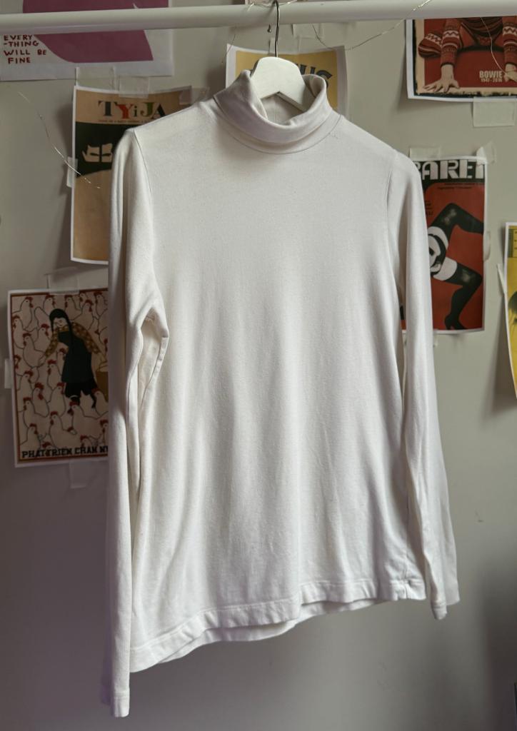 Banana Republic Longsleeve, Kleding | Dames, Truien en Vesten, Zo goed als nieuw, Maat 38/40 (M), Wit, Ophalen