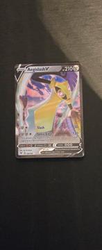 Aegislash V Pokémon Kaart, Ophalen of Verzenden, Gebruikt, Losse kaart