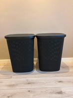 Zwarte wasbox 2st, Ophalen, Zo goed als nieuw, Zwart