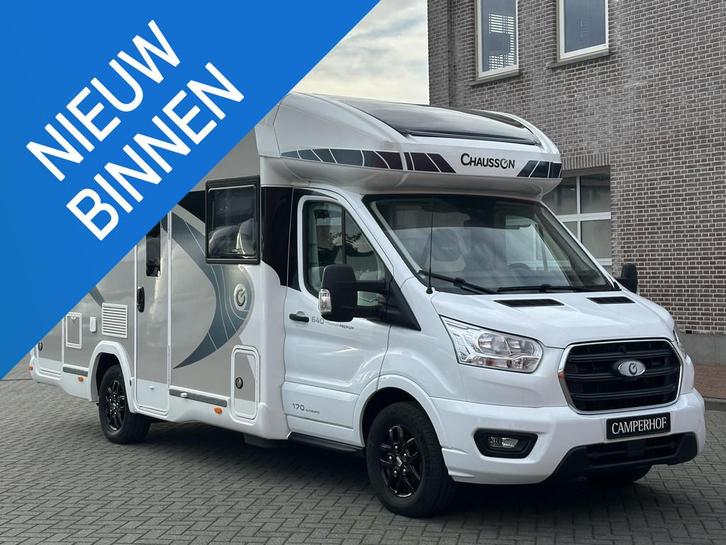 Chausson 640 Titanium Premium, Ruimtewonder, Caravans en Kamperen, Campers, Bedrijf, Half-integraal, Chausson, Diesel, Automaat