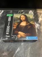 Clementoni puzzel 1000 stukjes Mona Lisa Leonado da Vinci, Ophalen of Verzenden, 500 t/m 1500 stukjes, Zo goed als nieuw