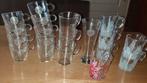 19 stuks douwe egberts koffie glazen, Huis en Inrichting, Ophalen, Glas of Glazen, Overige stijlen, Glas