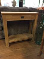 Sidetable TEAKHOUT 80x30 ( e.a. modellen mogelijk ) Stevig., Teakhout, Nieuw, Ophalen of Verzenden, 25 tot 50 cm