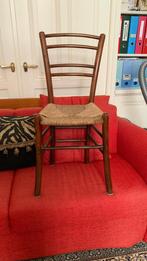Antieke rieten eettafel stoel, Ophalen