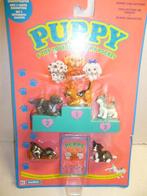 Hasbro 1993 Puppy 5 miniatuur honden nieuw in blister (4), Verzamelen, Poppetjes en Figuurtjes, Nieuw, Ophalen of Verzenden