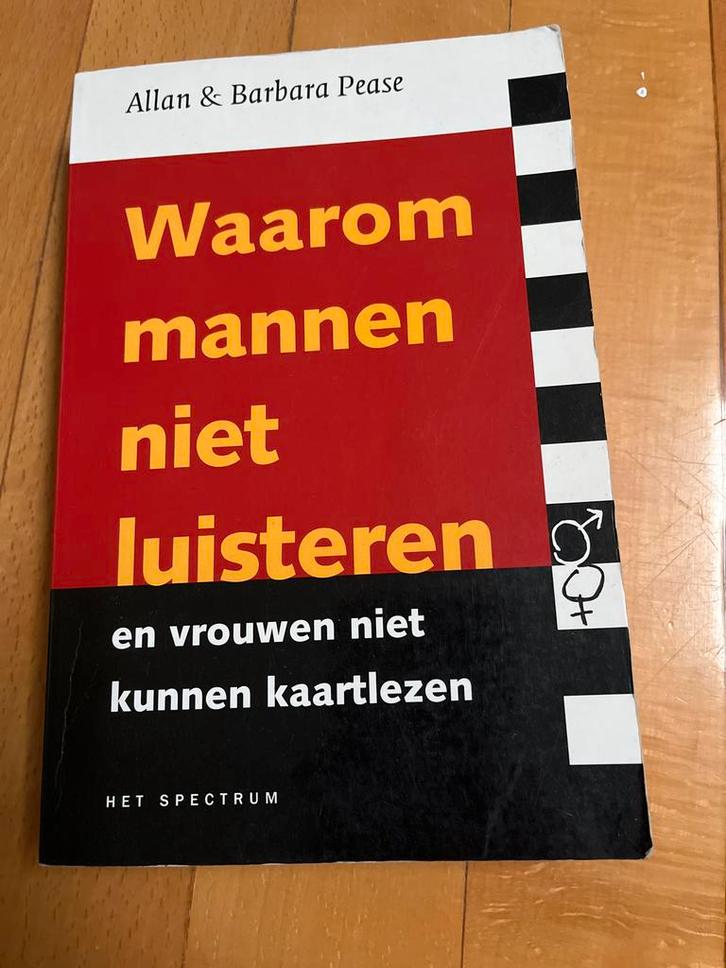 Waarom Mannen Niet Luisteren - Pease, Boeken, Psychologie, Gelezen, Sociale psychologie, Ophalen of Verzenden