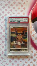 Eevee 287 munch scream psa 10 pokemon kaart, Ophalen of Verzenden, Zo goed als nieuw
