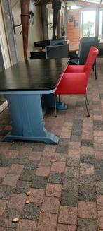 Gratis Tafel met 5 stoelen, Ophalen, Gebruikt, Rechthoekig, 50 tot 100 cm