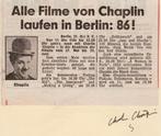 Charlie Chaplin (fotokaart), Verzenden