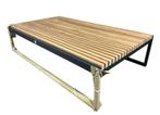 SUNS Benito tuin buiten salontafel nieuw teakhout antraciet, Ophalen, Nieuw, Aluminium