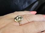 Gouden Vintage design ring. 2025/324., Ophalen of Verzenden, Goud, Ring