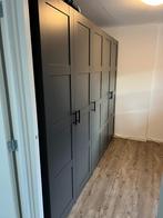 Antraciet grijze PAX kast - 250x60x201, Ophalen, Met deur(en), 200 cm of meer, Zo goed als nieuw