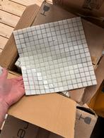 Mosaik witte tegel matjes, Doe-het-zelf en Verbouw, Tegels, Ophalen, Zo goed als nieuw, Minder dan 5 m², 20 tot 40 cm