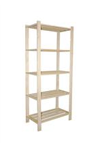 Sencys opbergrek met 5 legplanken hout 170x75x40cm, Ophalen, Zo goed als nieuw