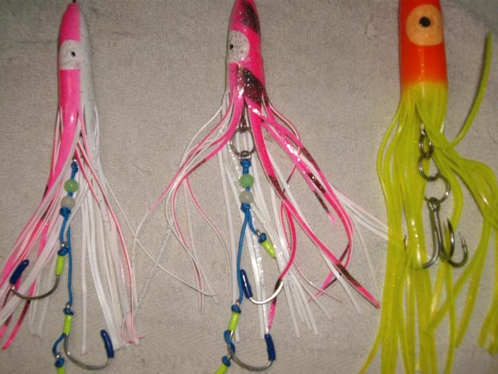 3D octopus kunstaas in 145 gram met assist 6/0 onderlijn, Watersport en Boten, Hengelsport | Zeevissen, Nieuw, Dobber of Lood