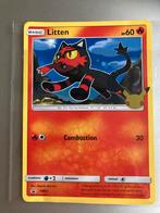 Litten SM02 Promo Pokémonkaart, Ophalen of Verzenden, Gebruikt, Losse kaart