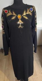 Cervelle vintage unieke wollen jurk 36, Kleding | Dames, Jurken, Ophalen of Verzenden, Zo goed als nieuw, Maat 36 (S), Onder de knie