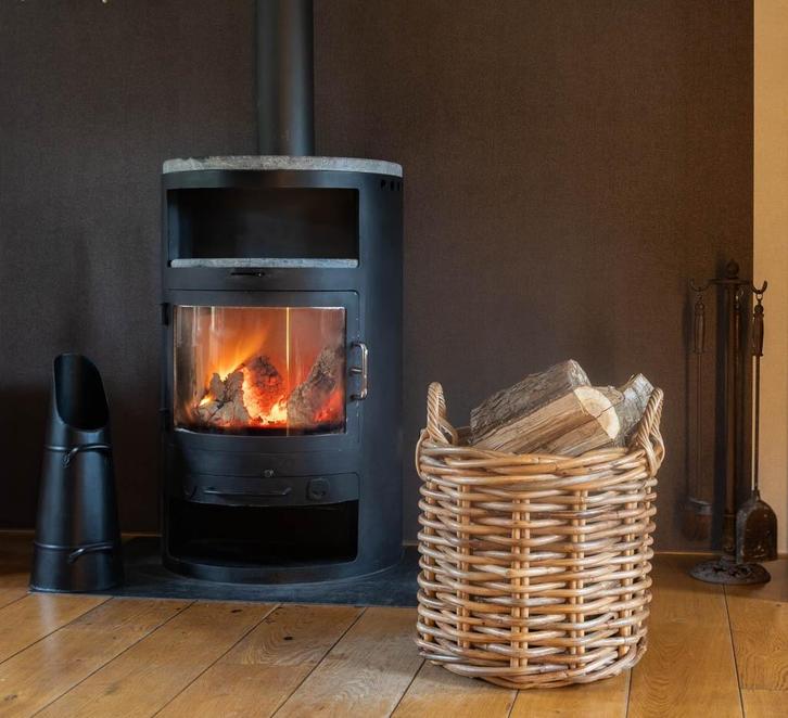 houtmand rotan grof manden  sinterklaas, Huis en Inrichting, Woonaccessoires | Schalen en Manden, Nieuw, Mand, Rond, Riet, Ophalen of Verzenden