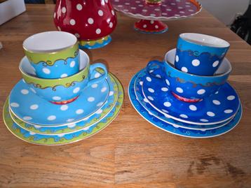 Oilily ontbijt servies  beschikbaar voor biedingen