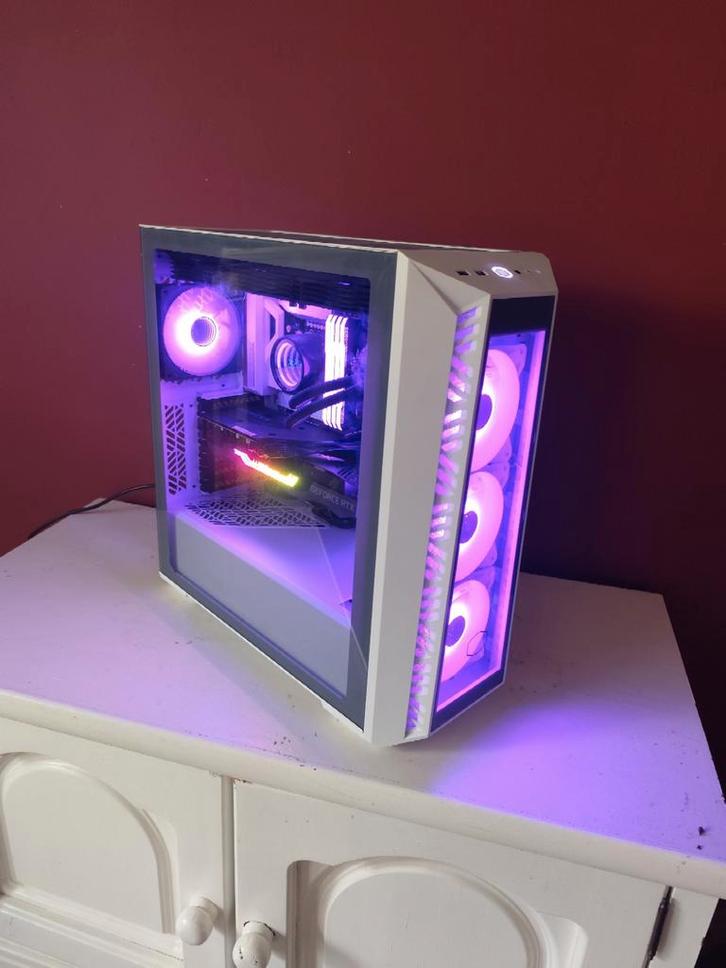 Gaming PC RTX 3070 Ti + i7-11700K + 2x27" Curved, Computers en Software, Desktop Pc's, Zo goed als nieuw, 4 Ghz of meer, SSD, 32 GB