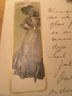jugendstil ansichtkaart ca. 120 jaar oud, Verzamelen, Ansichtkaarten | Nederland, Ophalen of Verzenden, Voor 1920, Gelopen, Zuid-Holland
