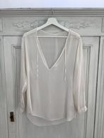 Blouse off-white (merk eruit geknipt), Ophalen of Verzenden, Maat 38/40 (M), Wit