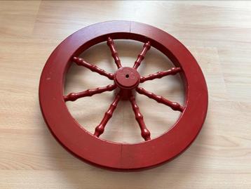 4x los houten spinnenwiel, verschillende kleur beschikbaar voor biedingen