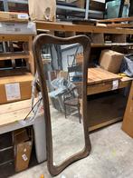 Grote spiegel - Bruin, Antiek en Kunst, Ophalen, Rechthoekig, 50 tot 100 cm, 150 tot 200 cm