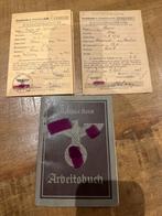 Unieke WOII-documenten – Arbeitsbuch & Ersatzkarten, Verzamelen, Militaria | Tweede Wereldoorlog, Ophalen of Verzenden, Overige soorten