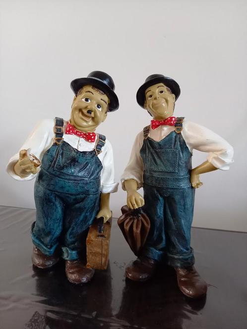 Laurel en Hardy / de Dikke en de dunne, Verzamelen, Beelden en Beeldjes, Gebruikt, Ophalen of Verzenden