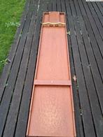 Homas Sjoelbak 200 cm met 30 sjoelschijven, Ophalen of Verzenden, Zo goed als nieuw, 200 cm of meer, 150 tot 200 cm