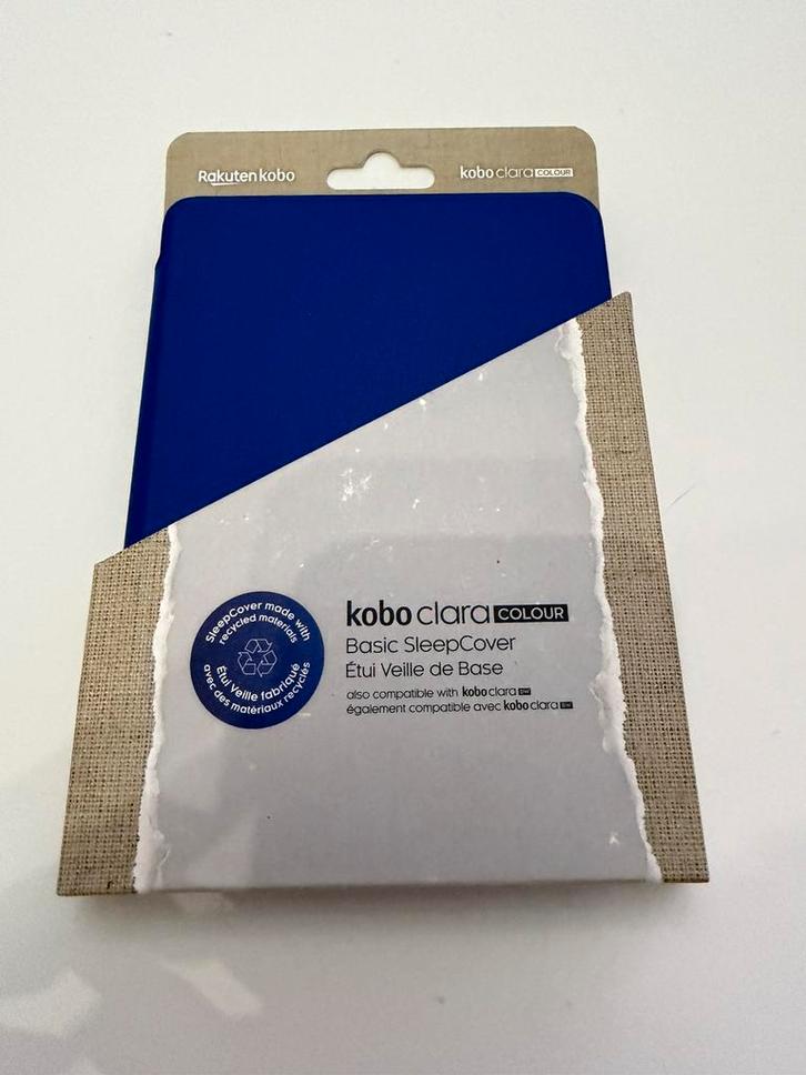 Kobo Clara Colour / Clara BW Basic SleepCover – Cobalt Blue, Computers en Software, E-readers, Nieuw, Verzenden