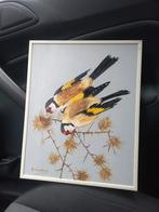 Prachtige Schilderij  Twee Puttertjes , Ophalen, Zo goed als nieuw, Schilderij