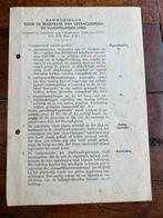 Aanwijzingen Registratie vluchtingen evacuatie oorlog 1942, Verzamelen, Militaria | Tweede Wereldoorlog, Verzenden, Nederland