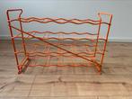 Tomado wijnrek oranje jaren 70, Huis en Inrichting, Woonaccessoires | Wijnrekken, Ophalen of Verzenden, Gebruikt, Minder dan 50 cm