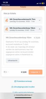 2 tickets GEZOCHT 7 heuvelenloop, Tickets en Kaartjes, Evenementen en Festivals
