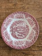 English Ironstone tableware bord rood, Antiek en Kunst, Ophalen