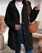 Vest Dana Zwart (44 tm 52), Kleding | Dames, Grote Maten, Verzenden, Nieuw, Zwart, Trui of Vest