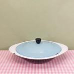 Vintage emaille retro schaal ovenschaal jaren 50 / 60 Dru ?, Antiek en Kunst, Antiek | Emaille, Ophalen of Verzenden