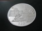 Liberia 20 dollar 2000, Verzenden, Overige landen, Losse munt, Zilver
