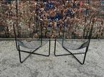2 Draadstoeltjes Niels Gammelgaard voor Ikea, Gebruikt, Twee, Zwart, Ophalen of Verzenden