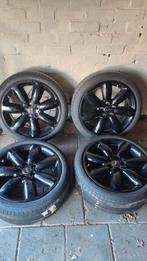 Mini Star Spoke 521 velgen zwart 18 inch Clubman, Ophalen, 18 inch, Gebruikt, Banden en Velgen