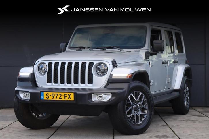 Jeep Wrangler Unlimited 4xe 380 Sahara / Schuifdak / Navi /, Auto's, Jeep, Bedrijf, Te koop, Wrangler, 4x4, ABS, Achteruitrijcamera