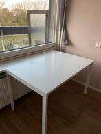 Witte IKEA tafel, Huis en Inrichting, Bureaus, Ophalen, Gebruikt