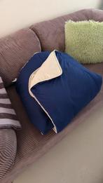 Nieuw wasbaar dekbed HEMA cobalt / beige sprei deken kleed, Ophalen of Verzenden, Zo goed als nieuw