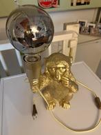 Lamp aap in het goud, Huis en Inrichting, Lampen | Wandlampen, Ophalen, Gebruikt