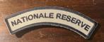 Straatnaam Nationale Reserve, Verzamelen, Militaria | Algemeen, Ophalen of Verzenden, Landmacht, Nederland, Embleem of Badge