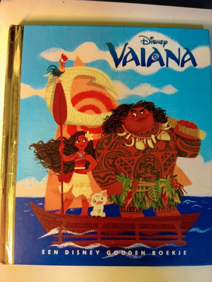 Disney Gouden Boekje Vaiana 1e Druk 2017 Perfect, Verzamelen, Disney, Zo goed als nieuw, Overige typen, Overige figuren, Ophalen of Verzenden